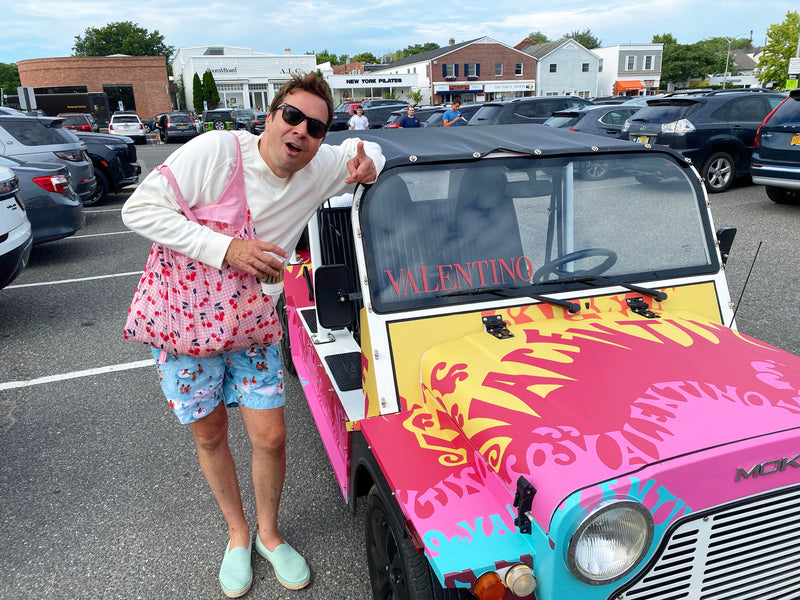 Jimmy Fallon Checking Out The Moke