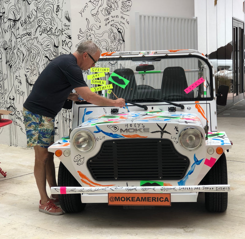 Artist Donald Robertson's Special Edition Moke America
